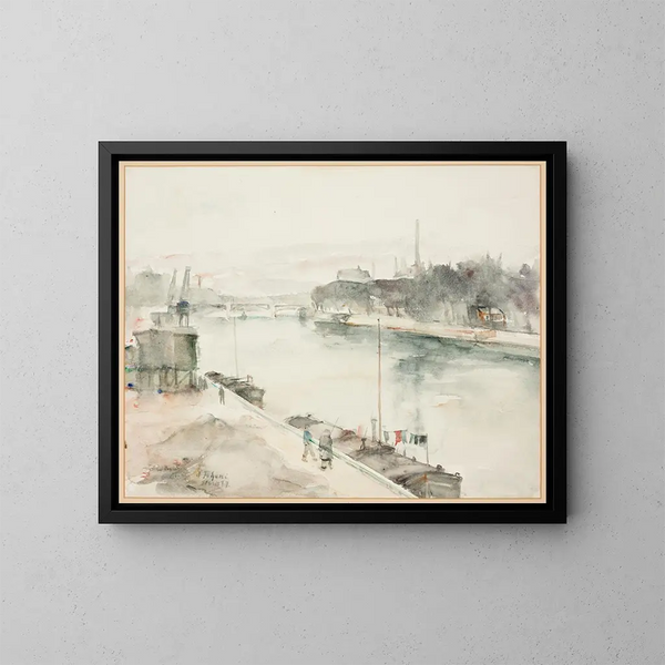 Vista de París - Andrus Johani — cuadro enmarcado en la pared