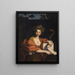 Sibylle de Cumes según el Dominiquin - Angelica Kauffman — cuadro enmarcado en la pared