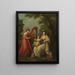 retrato de grupo de Lady Elizabeth Smith, condesa Stanley de Derby, con su hijo pequeño, Edward, futuro 13o conde de Derby, y su media hermana, Lady Augusta Campbell - Angelica Kauffman — cuadro enmarcado en la pared