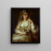 Retrato de una dama en vestal - Angelica Kauffman — cuadro enmarcado en la pared