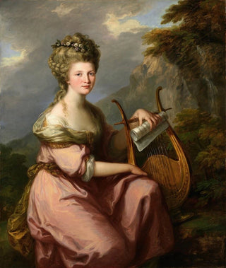 Angelica Kauffmann - Portrait of Sarah Harrop Mrs Bates as a Muse.webp