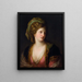 Mujer con vestido turco - Angelica Kauffman — cuadro enmarcado en la pared