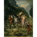 Reproducción del cuadro Angélique y Médor herido - Eugène Delacroix