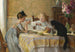 La hora de la merienda - Angèle Blanche Denvil — vista de la obra