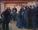 Un entierro - Anna Ancher — vista de la obra