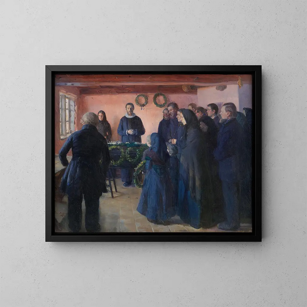 an Anna Ancher painting — framed artwork on a wall