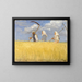 The Harvesters - Anna Ancher — framed artwork on a wall