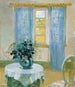 interior con clemátide - Anna Ancher — vista de la obra