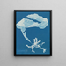 Alaria esculenta - Anna Atkins — framed artwork on a wall