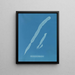 Asperococcus comprimé - Anna Atkins — framed artwork on a wall
