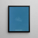 Batrachospermum stagnale - Anna Atkins — framed artwork on a wall