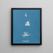 Bryopsis hypnoides - Anna Atkins — framed artwork on a wall