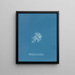 Callithamnion gracillimum - Anna Atkins — framed artwork on a wall