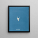 Calothrix distortiona - Anna Atkins — framed artwork on a wall