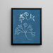 Cartilage mammaire - Anna Atkins — framed artwork on a wall
