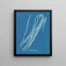 Chorda lomentaria - Anna Atkins — cuadro enmarcado en la pared