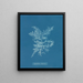 Chylocladia califormis - Anna Atkins — cuadro enmarcado en la pared
