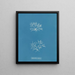 Chylocladia reflexa - Anna Atkins — cuadro enmarcado en la pared