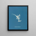 Conferva rouillé - Anna Atkins — framed artwork on a wall
