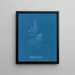 Dichloria viridis - Anna Atkins — cuadro enmarcado en la pared