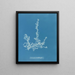 Ectocarpus landsburghii - Anna Atkins — cuadro enmarcado en la pared