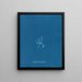 Ectocarpus brachiatus - Anna Atkins — framed artwork on a wall