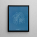 Gelideum corneum penné var. - Anna Atkins — cuadro enmarcado en la pared