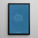 Grateloupia filicina - Anna Atkins — cuadro enmarcado en la pared
