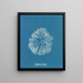 Halymenia furcellata - Anna Atkins — cuadro enmarcado en la pared