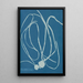 Himanthalia lorea - Anna Atkins — cuadro enmarcado en la pared