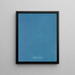 Mesogloia coccinea - Anna Atkins — framed artwork on a wall