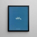Padina deusta - Anna Atkins — framed artwork on a wall