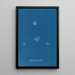 Polysiphonia parasitica - Anna Atkins — cuadro enmarcado en la pared