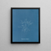 Polysiphonia subulifera - Anna Atkins — cuadro enmarcado en la pared
