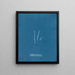 Porphyra linearis - Anna Atkins — framed artwork on a wall