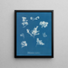 Ptilota plumosa - Anna Atkins — cuadro enmarcado en la pared
