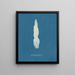 Punctaria plantaginea - Anna Atkins — cuadro enmarcado en la pared
