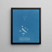 Sphacelaria velutina 1 Clusters, some of which are entirely detached 2 Clusters growing on Fucus serratus - Anna Atkins — framed artwork on a wall