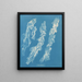 Ulva bullosa - Anna Atkins — cuadro enmarcado en la pared