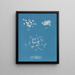 Ulva crispa A - Anna Atkins — cuadro enmarcado en la pared
