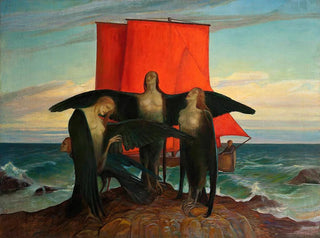 Anna Berent - Symbolic scene against the sea.webp