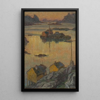 Anna Boberg - An August Night Study from North Norway.webp