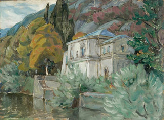Anna Boberg - By Lago di Como Study from Italy.webp