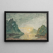 Study of the Midnight Sun in Northern Norway - Anna Boberg — framed artwork on a wall