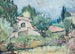 Estudio del sur de Francia - Anna Boberg — vista de la obra