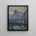 Estudio del puerto de Svolvær en pleno pico de la temporada de pesca desde los Lofoten - Anna Boberg — cuadro enmarcado en la pared