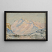 The Sun on the Lofoten Study - Anna Boberg — framed artwork on a wall