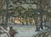 Estudio de invierno de Djurgården, Estocolmo - Anna Boberg — vista de la obra