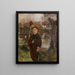 Portrait of a Boz - Anna Nordgren — framed artwork on a wall
