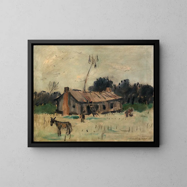 Cabaña en Alabama - Anne Goldthwaite — cuadro enmarcado en la pared